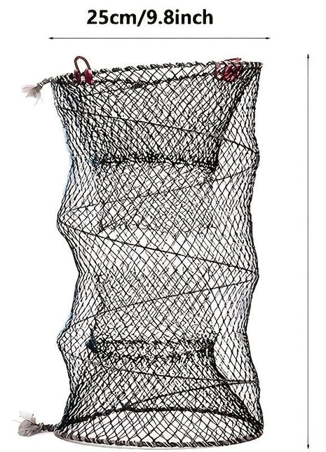1pc Collapsible Fishing Net; Portable Folding Trap Cage For Minnow