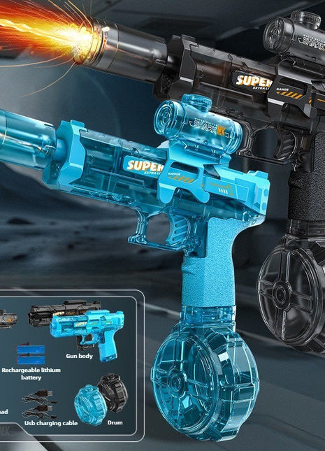 LED Lights Electric Water Guns Children Simulated Shooting Recoil