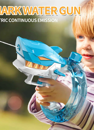 New Shark Electric Water Gun Toys Fully Automatic Continuous Fire