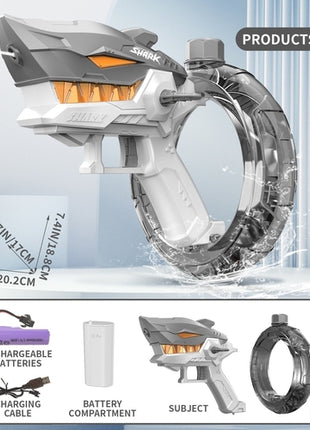 New Shark Electric Water Gun Toys Fully Automatic Continuous Fire
