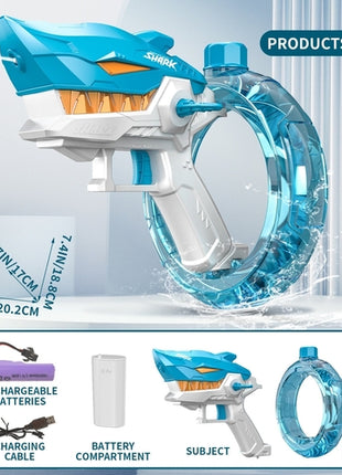 New Shark Electric Water Gun Toys Fully Automatic Continuous Fire