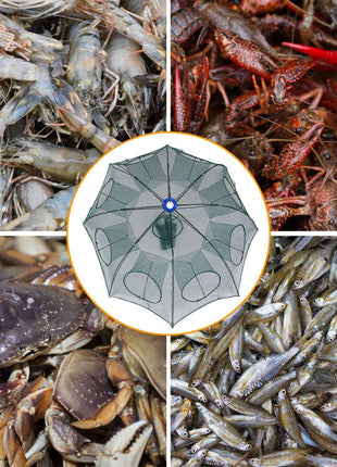 Foldable Fishing Bait Net Trap Crab Net Shrimp Fish Cast Dip Cage
