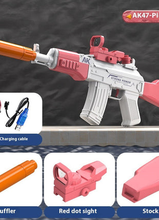 AK47 Electric Water Guns Fully Automatic Shooting Game Beach