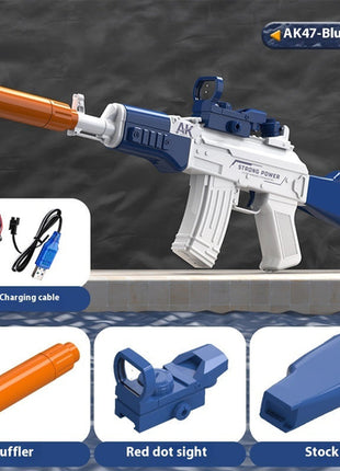 AK47 Electric Water Guns Fully Automatic Shooting Game Beach