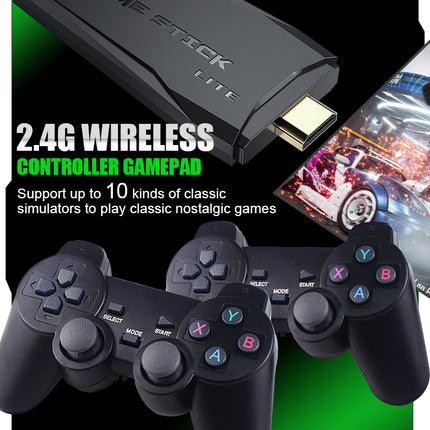 HD 2.4G Double Wireless Gamepad Video Game Console 10000 Games Stick