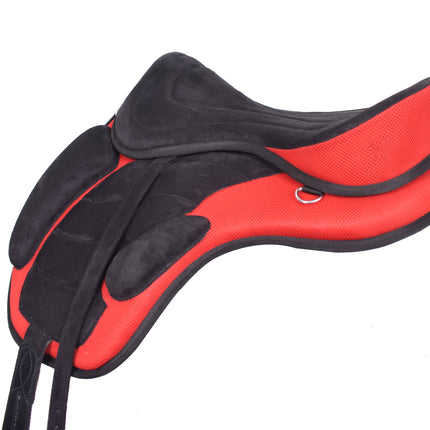 Treeless Freemax Synthetic Horse Saddle With Matching Girth