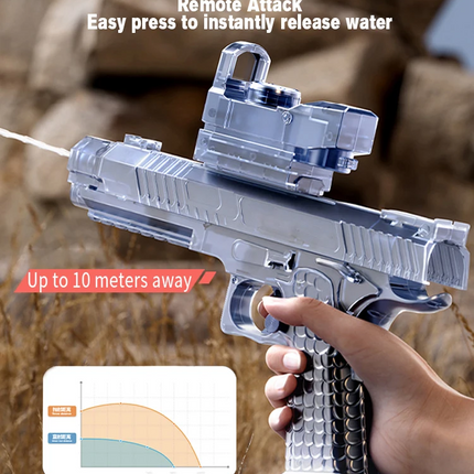 Electric Shooting Flashing Lights Battle Automatic Water Gun Toys