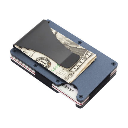 Metal Money Clip Wallet RFID Credit Card Holder for Men and Women