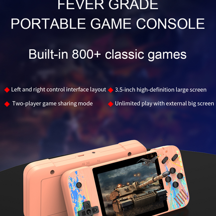 800 in 1 Portable Macaron Video Retro Game Console for Gifts