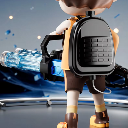 Electric Double Barrel Gatling Automatic Water Gun Toy