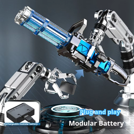 Electric Double Barrel Gatling Automatic Water Gun Toy
