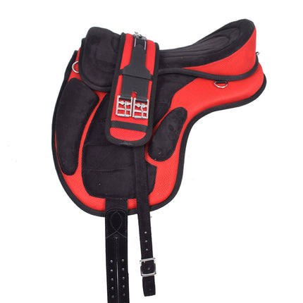 Treeless Freemax Synthetic Horse Saddle With Matching Girth