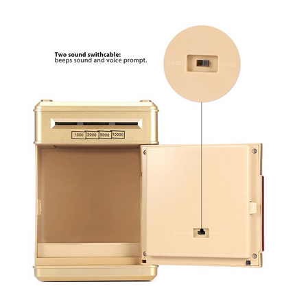 Automatic Electronic Piggy Bank ATM Password Money Box For Children