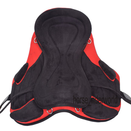 Treeless Freemax Synthetic Horse Saddle With Matching Girth