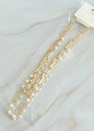 Fourfect, Layered Clip Chain Necklace
