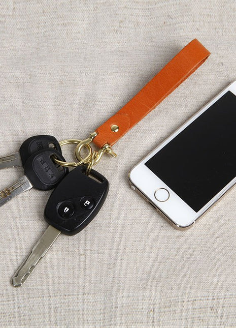 Handcrafted Ultra-Strong Leather Keychain