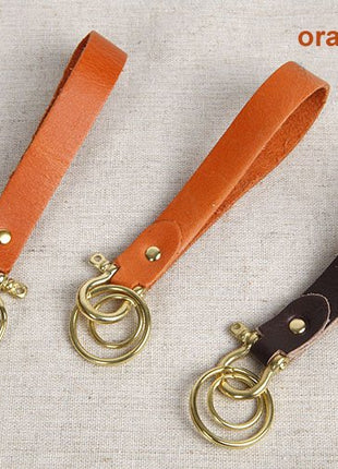 Handcrafted Ultra-Strong Leather Keychain