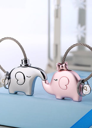 Elephant Lovers Keychain