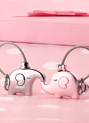 Elephant Lovers Keychain