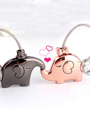 Elephant Lovers Keychain