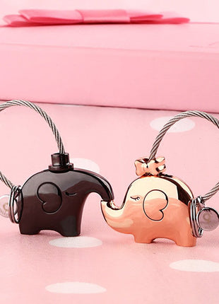 Elephant Lovers Keychain