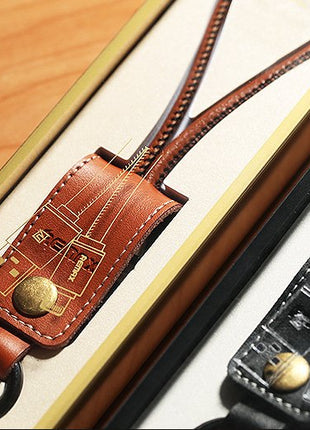 Leather Keychain Lightning Cable