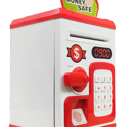 Money Safe Piggy Bank Toy for Kids and Adults with 3 Step Unlock