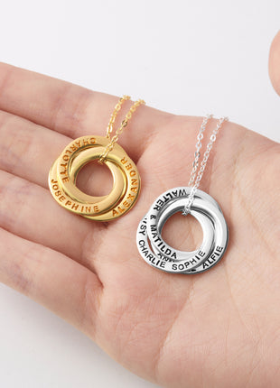 Children Name Necklace, Personalized Grandma Gift, Family Necklace