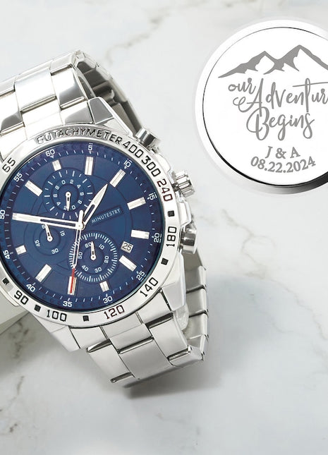 Personalized Mens Watch, Boyfriend Gift, Anniversary Gift