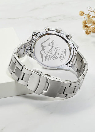 Personalized Mens Watch, Boyfriend Gift, Anniversary Gift