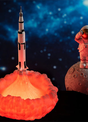 Innovative 3D Printed Rocket Night Lamp