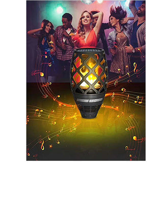 Wireless Audio Fire Garden Lamp