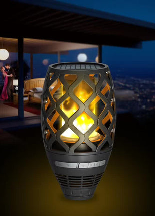 Wireless Audio Fire Garden Lamp