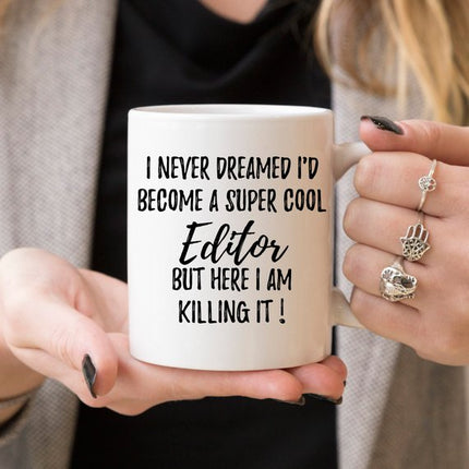 Editor Mug, Editor Gift, Gift For Editor, Editing