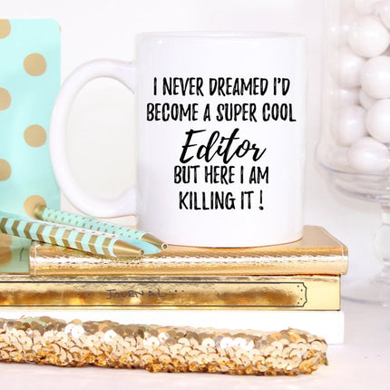 Editor Mug, Editor Gift, Gift For Editor, Editing