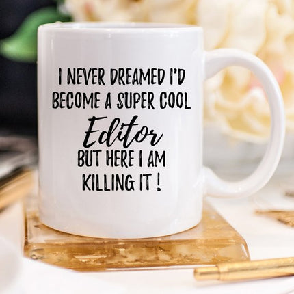 Editor Mug, Editor Gift, Gift For Editor, Editing
