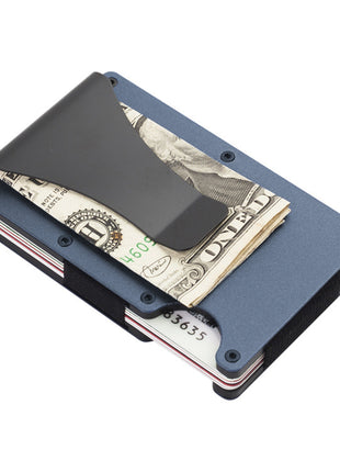 Metal Money Clip Wallet RFID Credit Card Holder for Men and Women