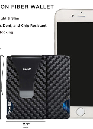 Metal Money Clip Wallet Slim RFID Card Holder for Men Women