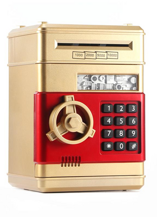 Automatic Electronic Piggy Bank ATM Password Money Box For Children