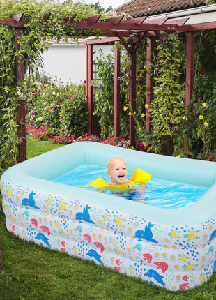 Indoor & Outdoor Inflatable Swim Pool for Kids