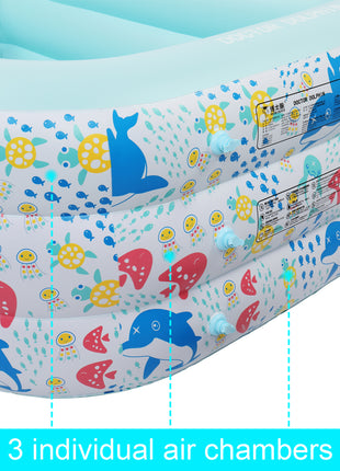 Indoor & Outdoor Inflatable Swim Pool for Kids