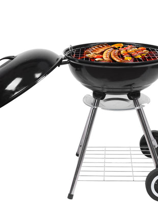 18 Inch Apple Charcoal Stove BBQ Grill For Outdoor Cooking