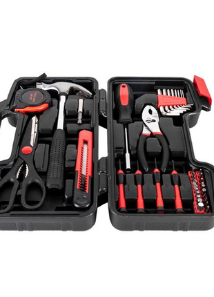 39PCS Hand Tool Set Home Measuring Tape Pliers Tool Kit