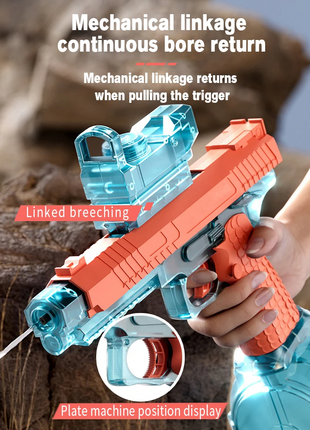 Electric Shooting Flashing Lights Battle Automatic Water Gun Toys