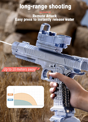Electric Shooting Flashing Lights Battle Automatic Water Gun Toys