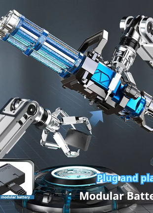 Electric Double Barrel Gatling Automatic Water Gun Toy