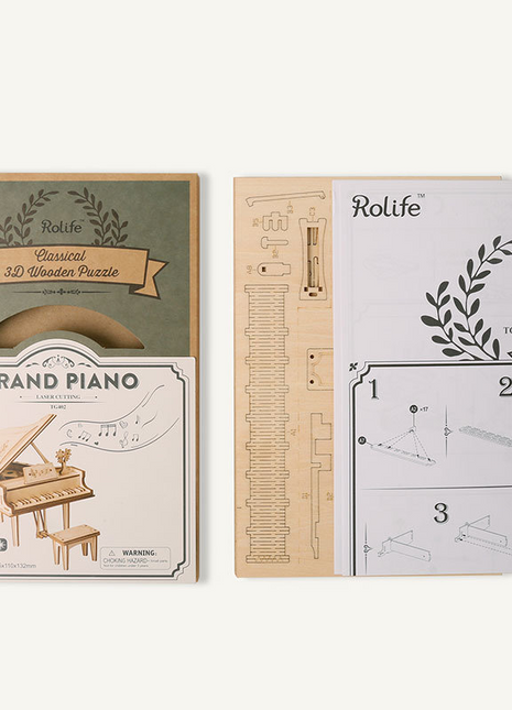 Piano Toys 3D Wooden Puzzle for Children