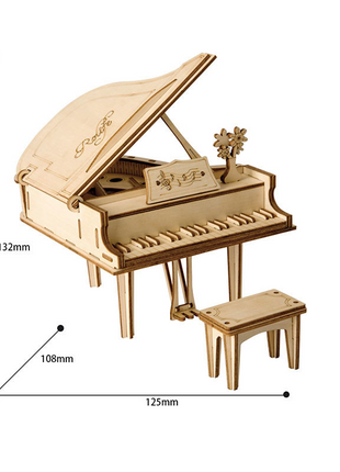 Piano Toys 3D Wooden Puzzle for Children
