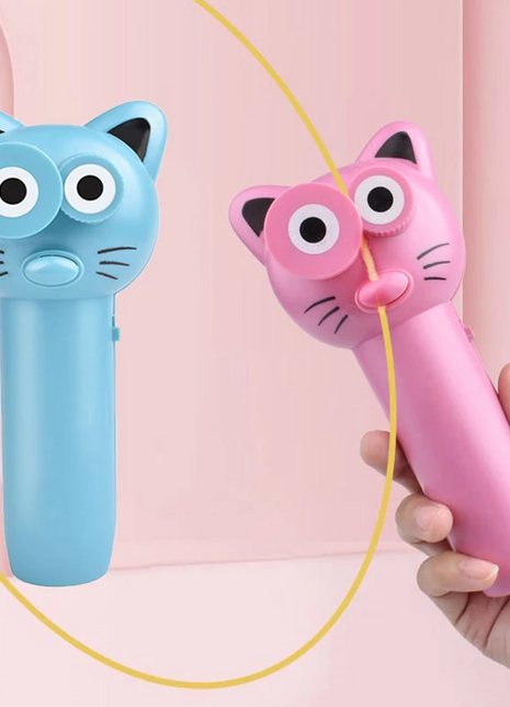 Funny Electric Toy ZipString Rope Launcher Propeller For Kids