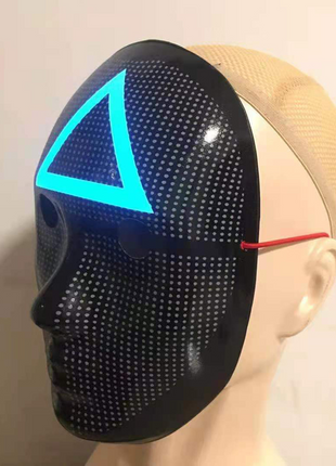 Cosplay Halloween Costume Squid Game Cosplay Mask with LED